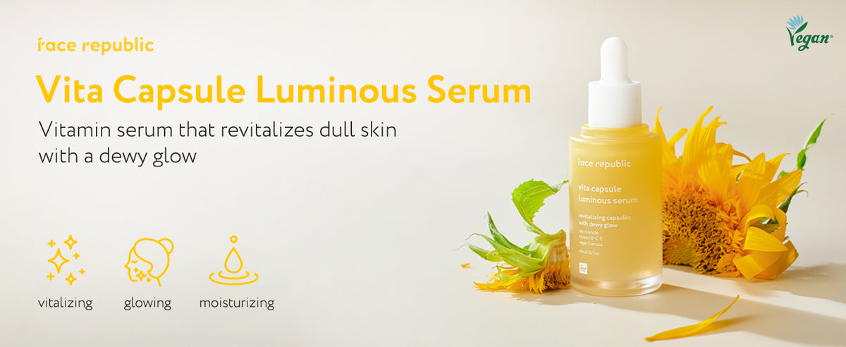 Face Republic Vita Capsule Luminous Serum 45ml product information panel 01