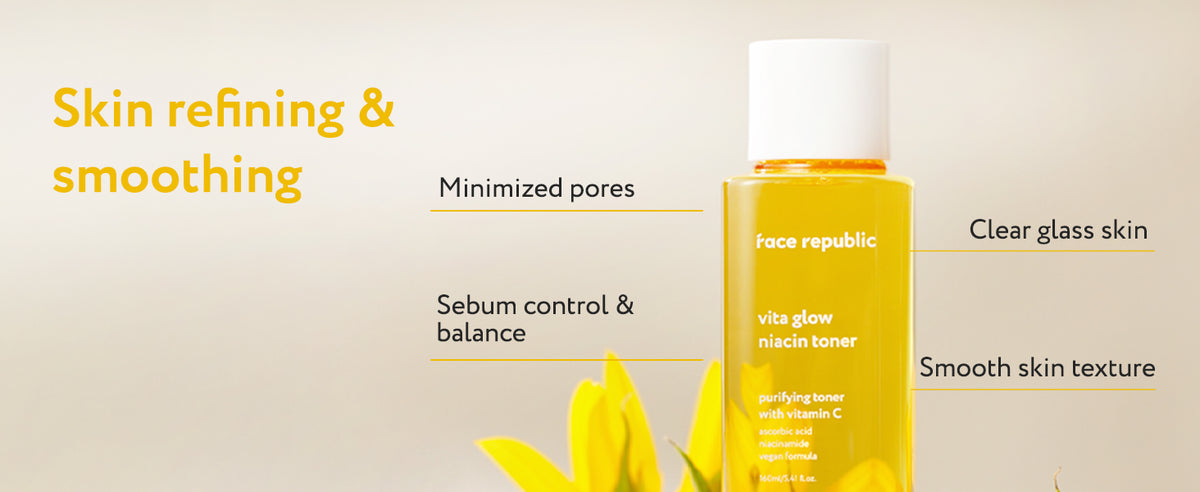 Face Republic Vita Glow Niacin Toner 160ml product information panel 06