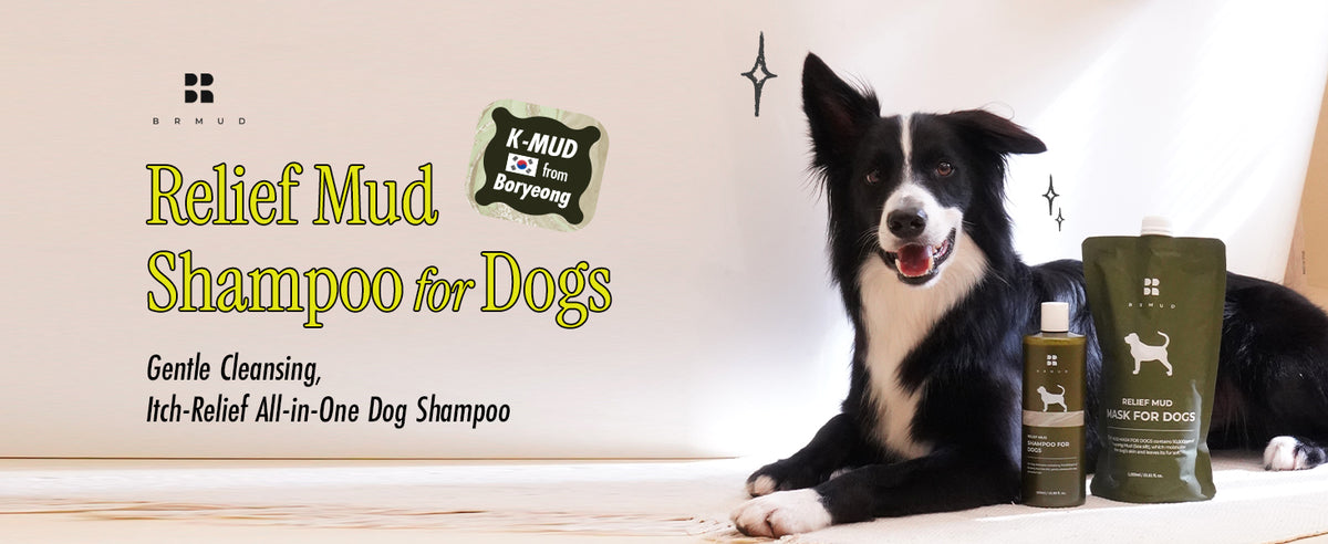 BRMUD Relief Mud Shampoo for Dogs 500ml product information panel 01