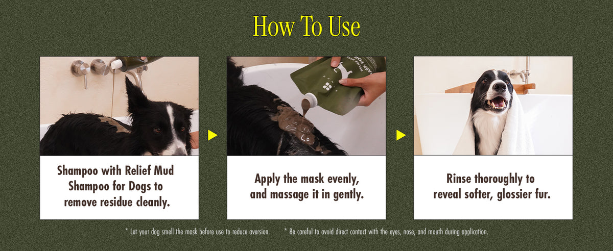 BRMUD Relief Mud Mask Conditioner for Dogs 1000ml product information panel 06