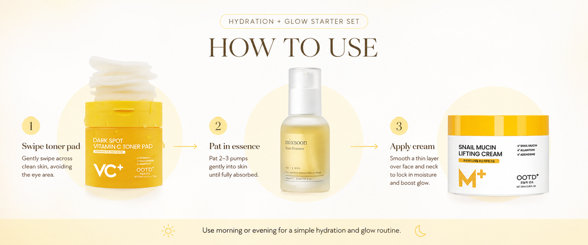 Hydration & Glow Starter Set for Dry, Dull Skin product information panel 07