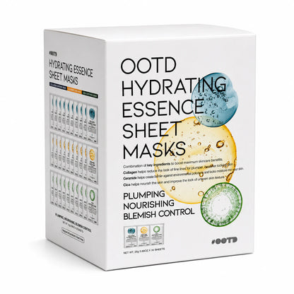 #OOTD Hydrating Essence Sheet Mask Pack, 30 Sheets