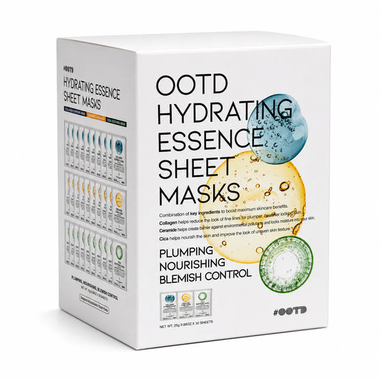 #OOTD Hydrating Essence Sheet Mask Pack (30 Sheets)