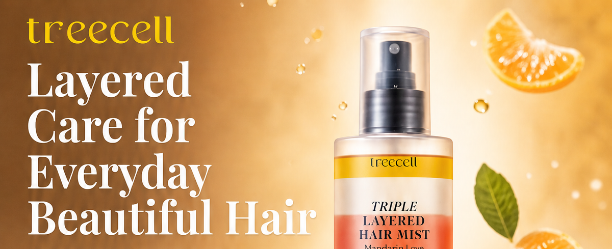 TREECELL Triple Layered Hair Mist Mandarin Love No-Wash Treatment 150ml product information panel 01