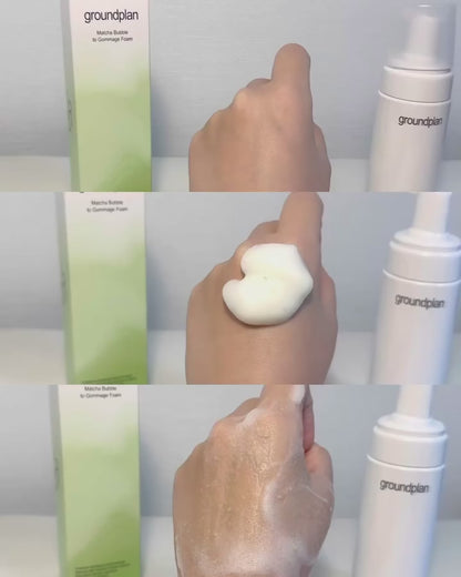 groundplan Matcha Bubble to Gommage Foam 150ml