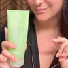 Watch a Haven Co. Beauty host demonstrate the gel texture and foaming application of #OOTD Green Plum Low pH Cleansing Gel 200ml, show how it cleanses away makeup, dirt, and oil, and reveal a clarified, hydrated-feeling finish. It is a fragrance-free low-pH cleanser designed for gentle daily use and sensitive-skin routines. 