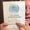 Watch a Haven Co. Beauty host demonstrate the serum-soaked texture and application of #OOTD Collagen Supreme Mask for Face (10 Sheets), show how to leave it on for 15–20 minutes after cleansing, and reveal a hydrated, soothed, firmer-looking glow. Leftover serum is applied to the neck for additional moisture. 