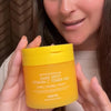 Watch a Haven Co. Beauty host demonstrate the application of #OOTD Dark Spot Vitamin C Toner Pads, place them on areas of the face with dark spots or uneven tone, leave them on for three to five minutes, and gently swipe them across the skin for exfoliation. The 70-count toner pads are shown helping skin look brighter and more even. 